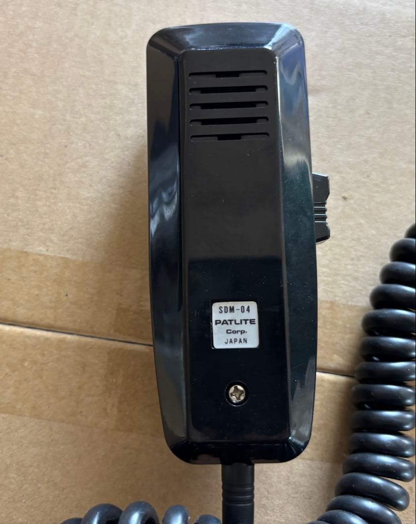 パトライトサイレンアンプ　SAP-510FBV マイク付き