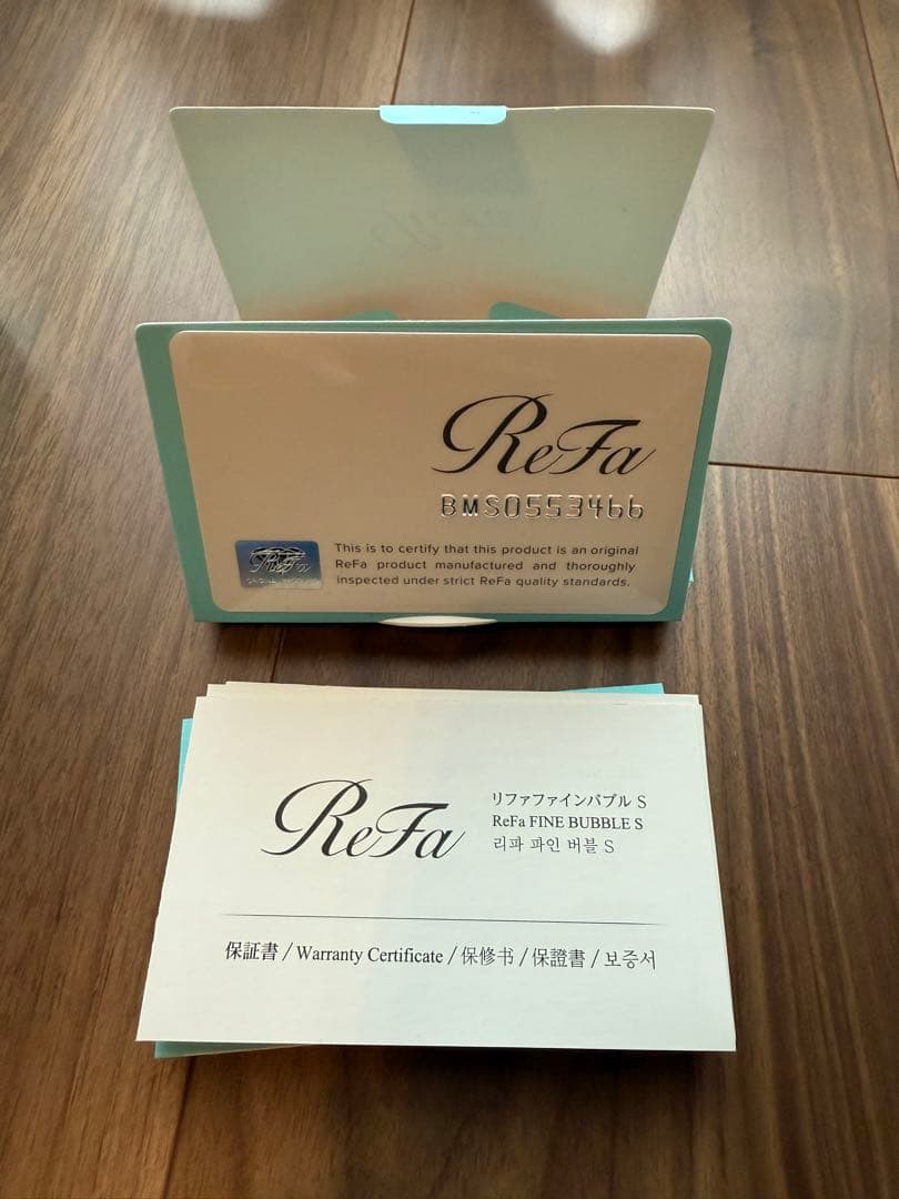 ReFa シャワーヘッド ファインバブルS 保証書付