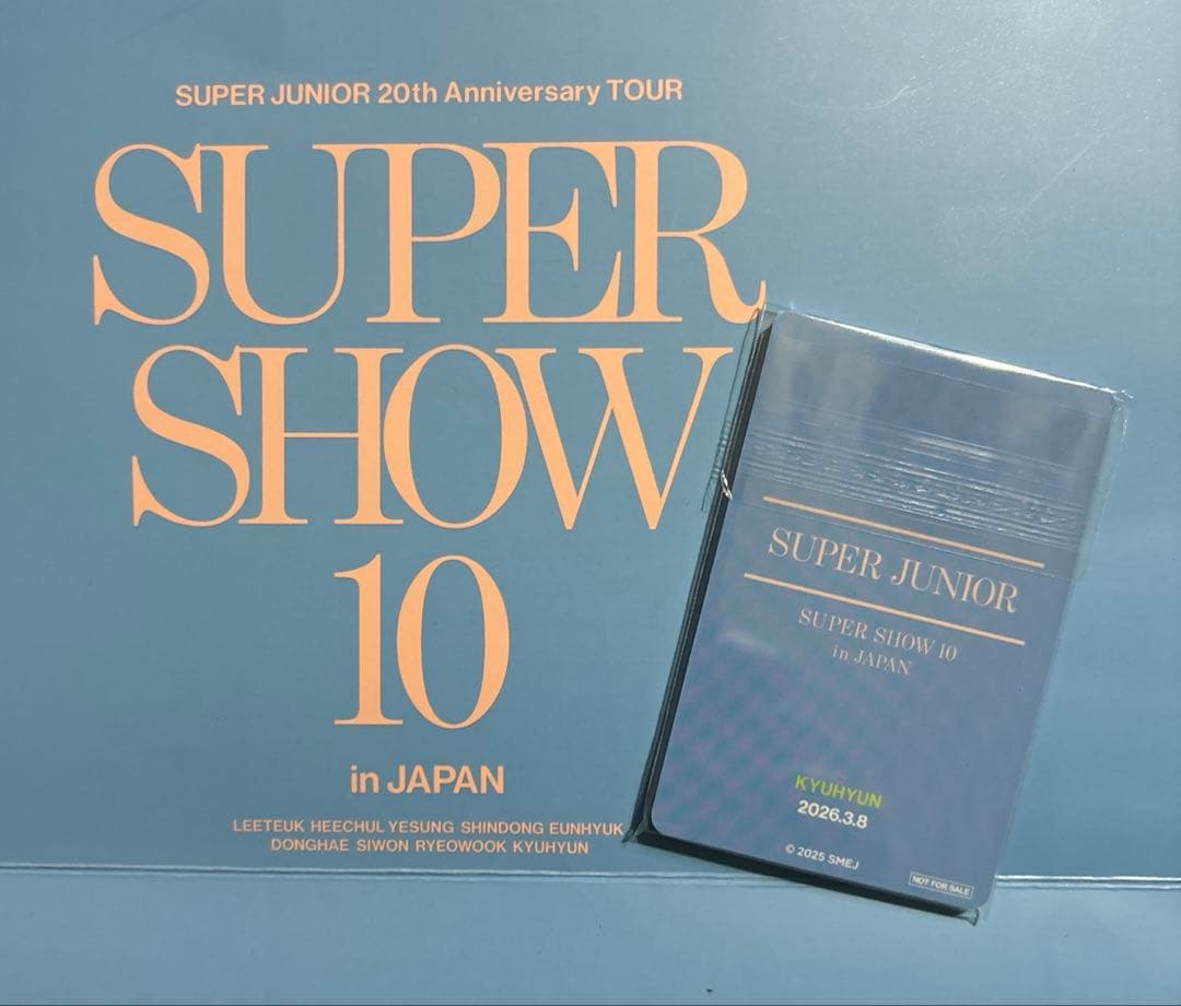 SUPER JUNIOR トレカ SS10 プレミアム 3/8 メンバー全員！