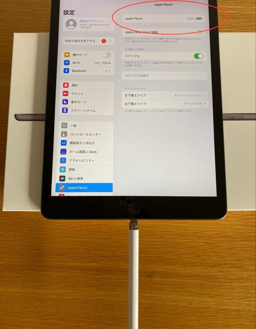 Apple Pencil 第1世代　美品　アップルペンシル