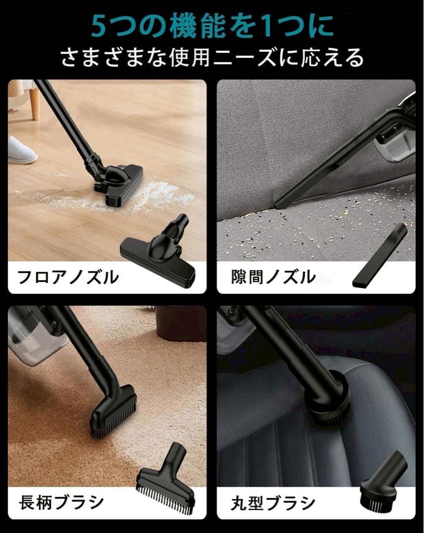 新品　マキタ18V対応 コードレス掃除機 本体のみ 強力吸引　多機能ノズル