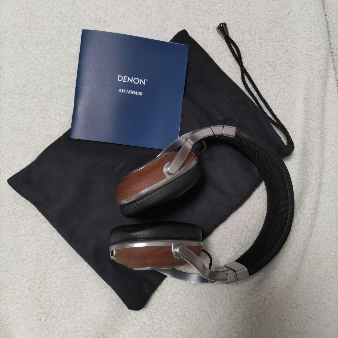 DENON オーバーイヤーヘッドホン ウッド調