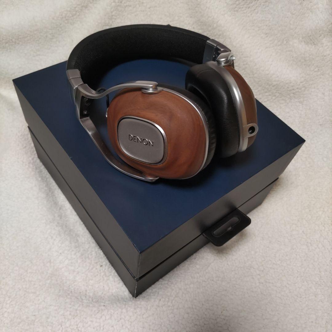 DENON オーバーイヤーヘッドホン ウッド調