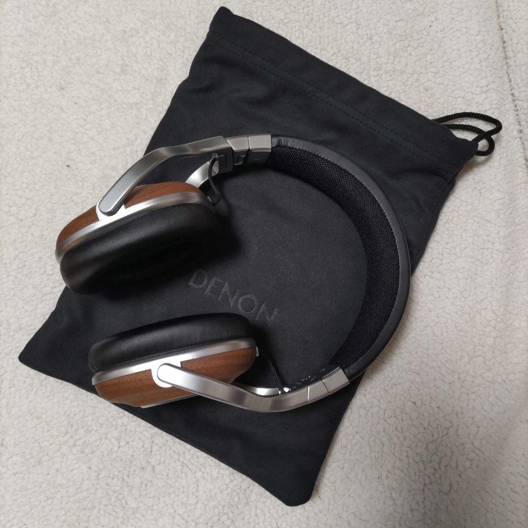 DENON オーバーイヤーヘッドホン ウッド調