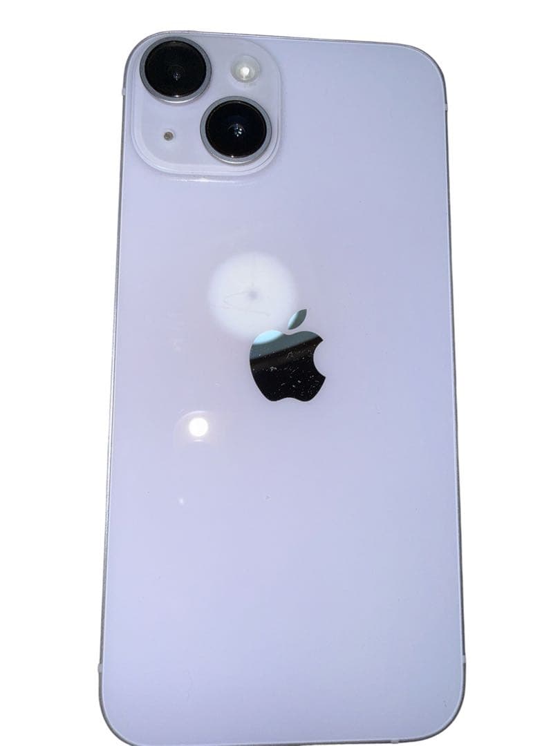 【美品】Apple iPhone 14 本体 パープル 128G　SIMフリー