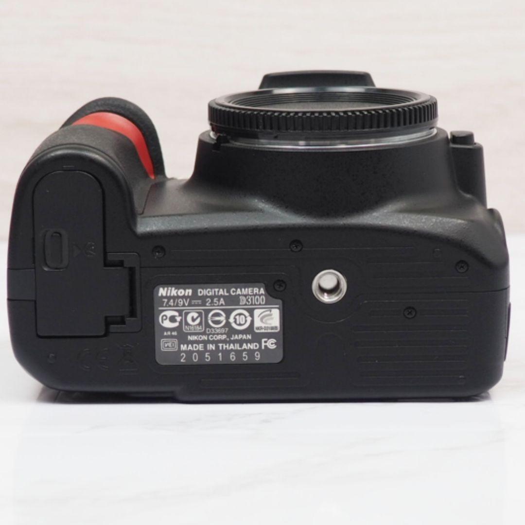 ⭐️Nikon D3100 レンズセット 初心者 ショット数3141回 一眼レフ