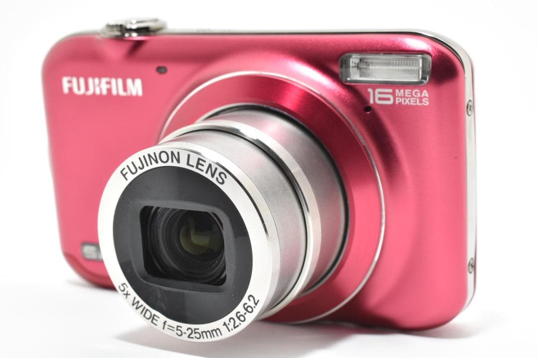 《 美品 》　富士フィルム　FUJIFILM FinePix JX400 レッド