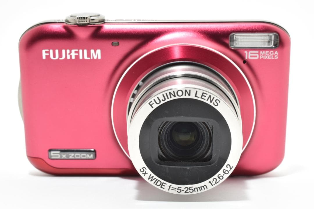 《 美品 》　富士フィルム　FUJIFILM FinePix JX400 レッド