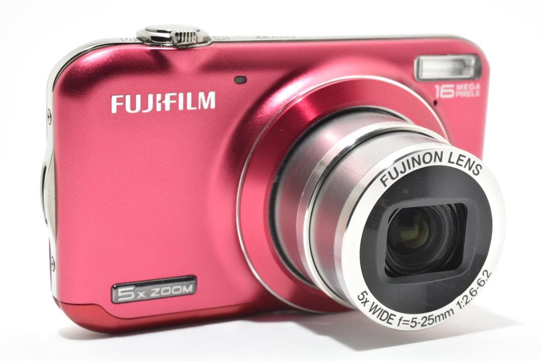 《 美品 》　富士フィルム　FUJIFILM FinePix JX400 レッド