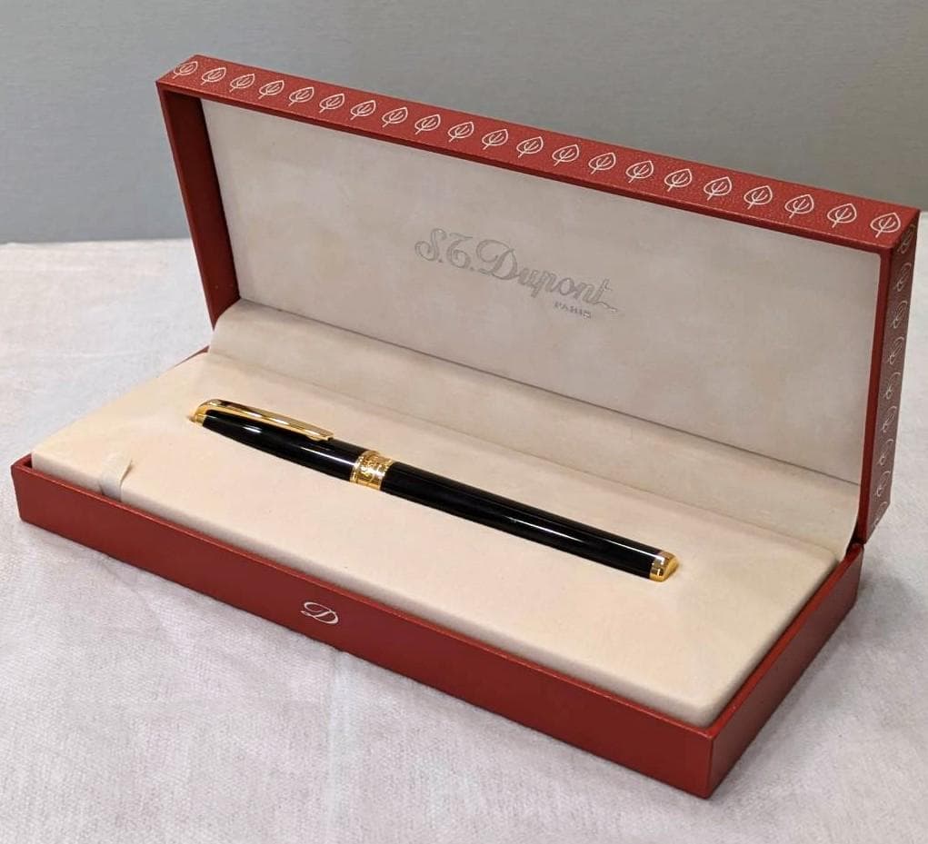 S.T.DUPONT デュポン 18K（750） 万年筆 オランピオ M 漆黒