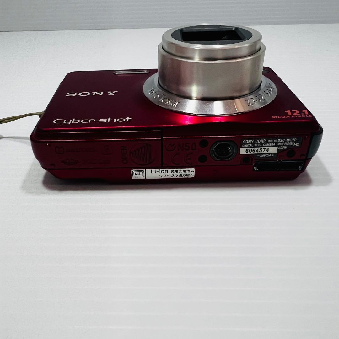 Sony Cyber-shot DSC-W270 レッド