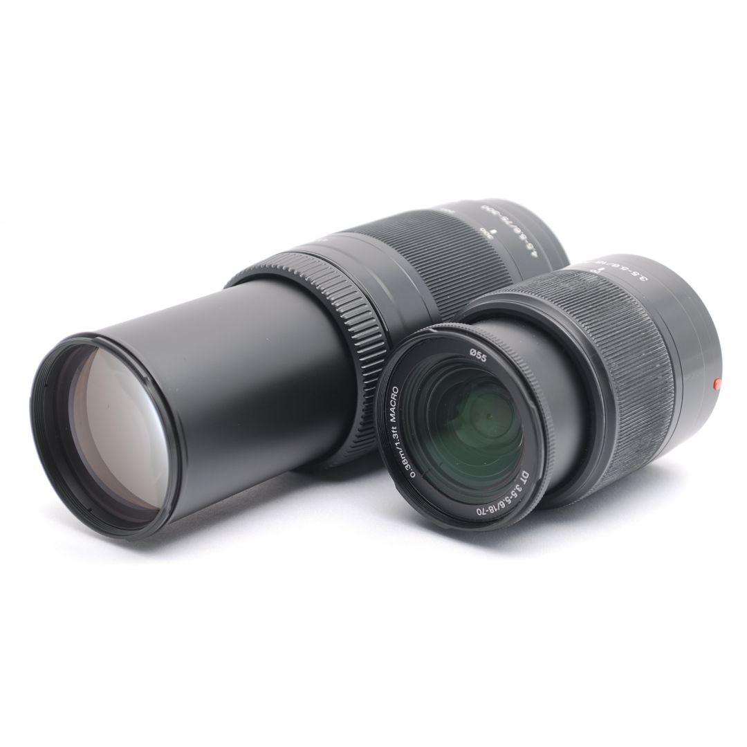 即購入1000円OFF Sony α65 Wレンズ 18-70 75-300