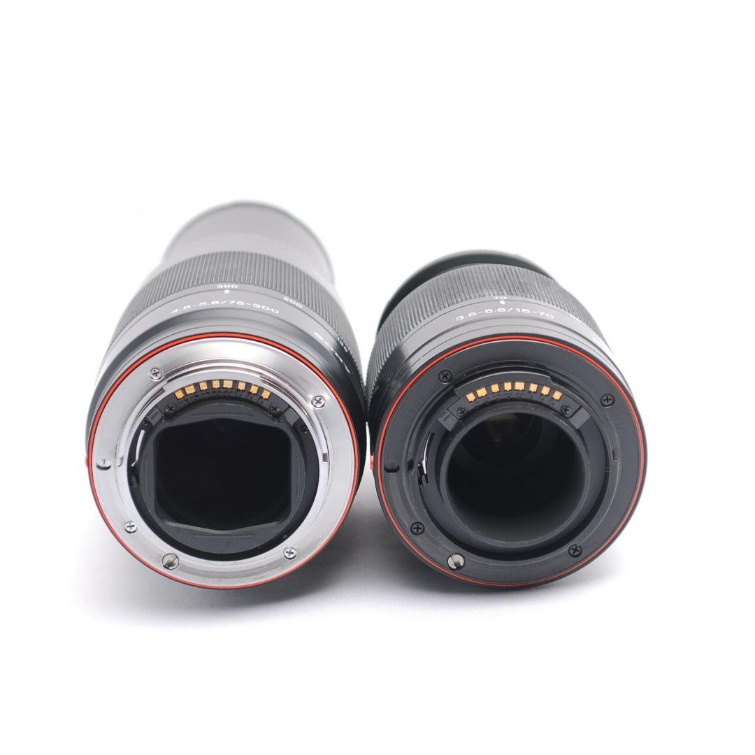 即購入1000円OFF Sony α65 Wレンズ 18-70 75-300