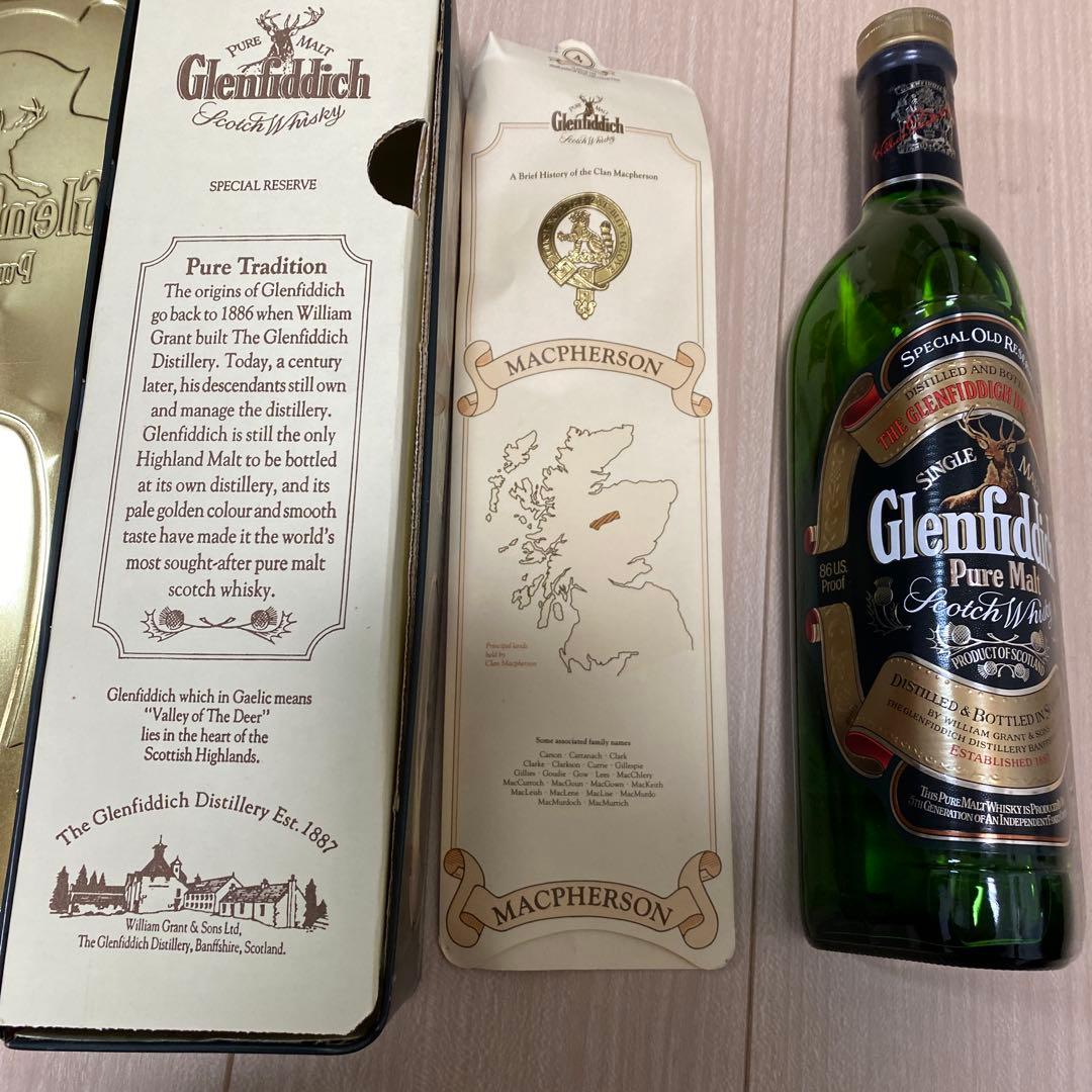 Glenfiddich PureMalt 未開栓 ウイスキー 古酒 缶 イギリス