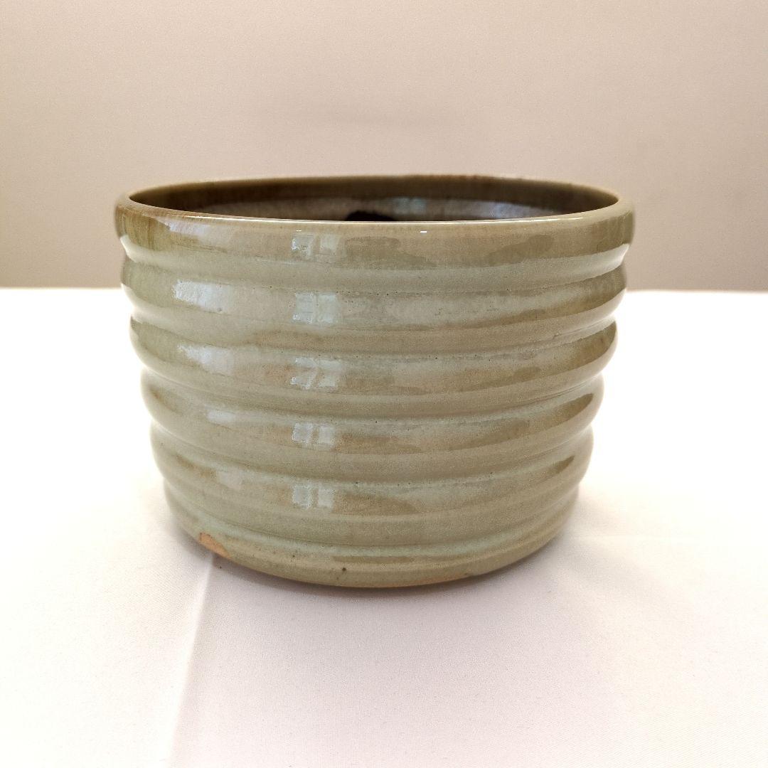 茶道具　建水　高取焼　阿漕窯　「青柳翠峰」