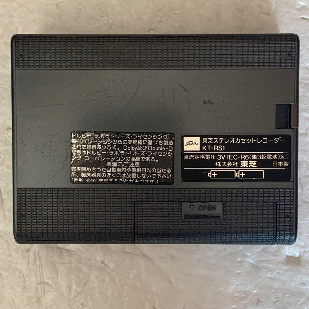 ジャンク TOSHIBA WALKY カセットレコーダー 壊れています