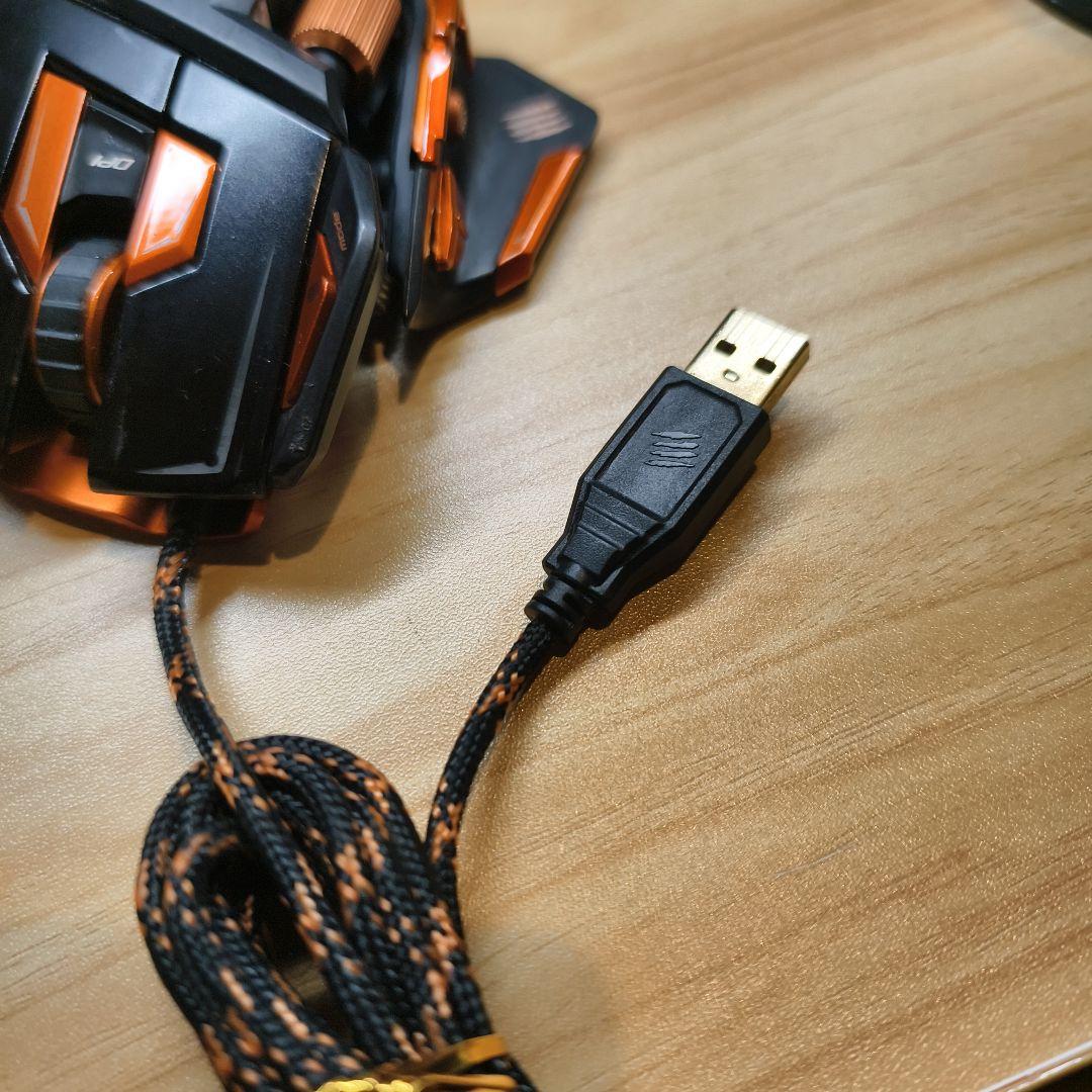 訳あり Mad Catz M.M.O.7 ゲーミングマウス 動作OK 補修あり