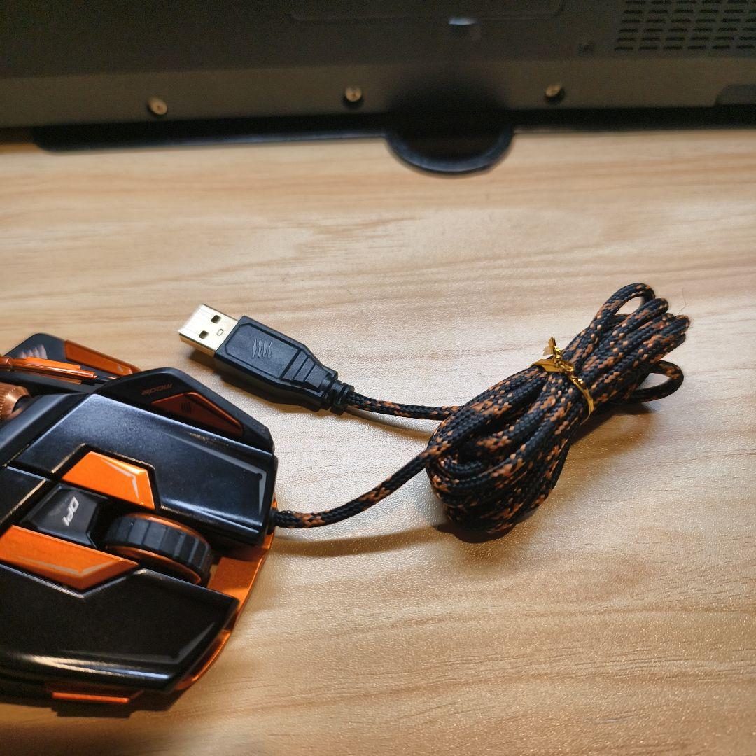 訳あり Mad Catz M.M.O.7 ゲーミングマウス 動作OK 補修あり