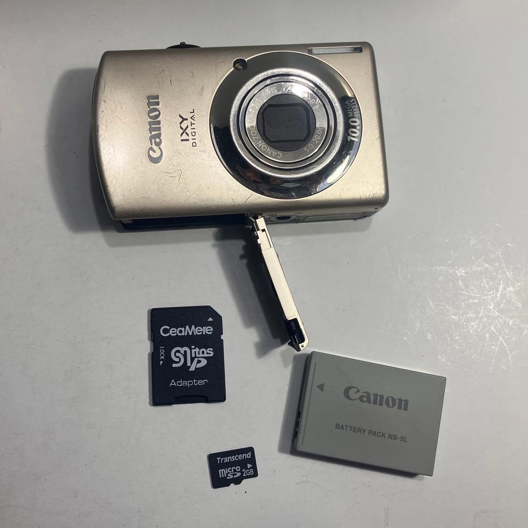 動作確認済 Canon IXY digital 920 IS ゴールド デジカメ