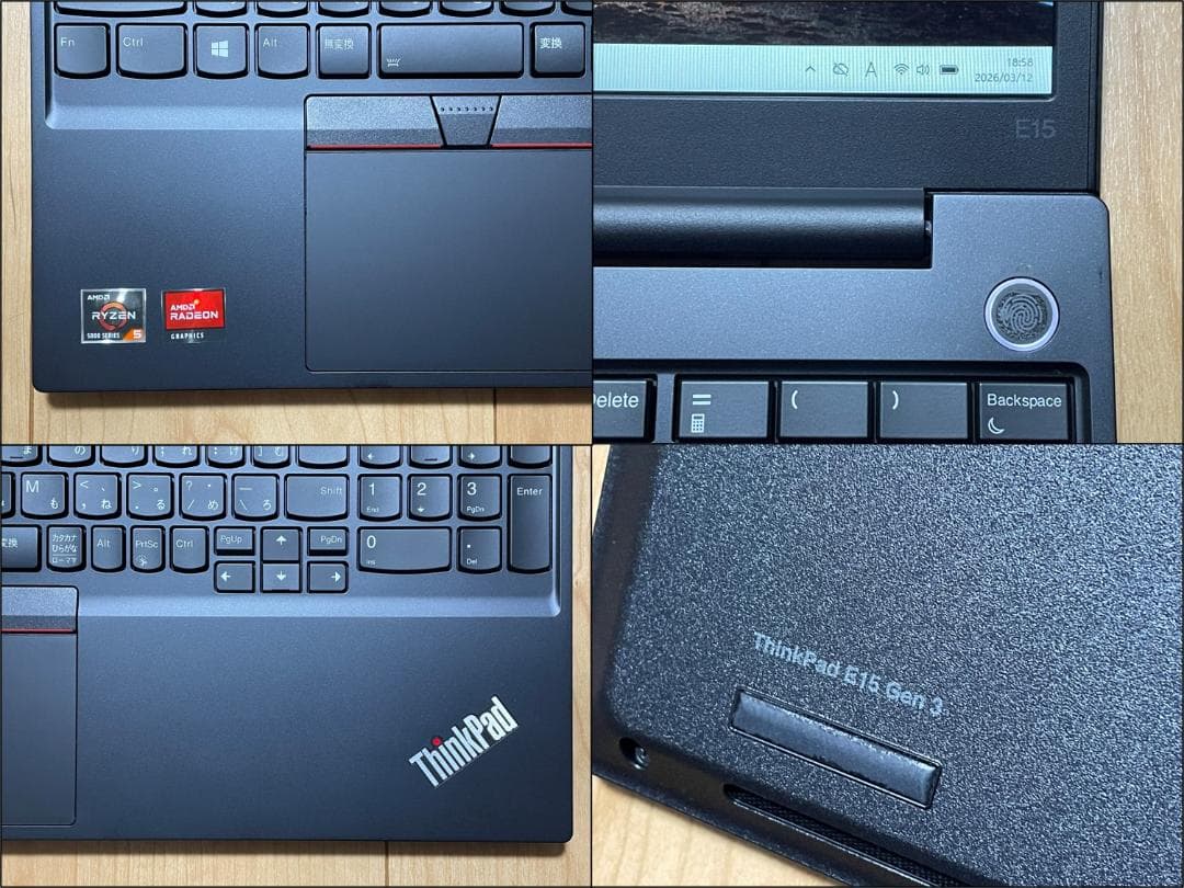 ThinkPad E15 Gen3（Ryzen5/16GB/512GB/オフィス