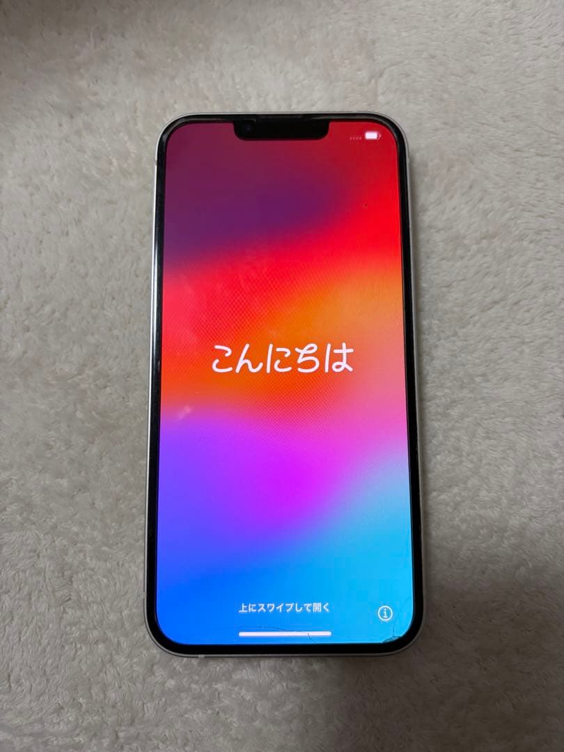 iPhone13 128GB ホワイト　SIMカードなし