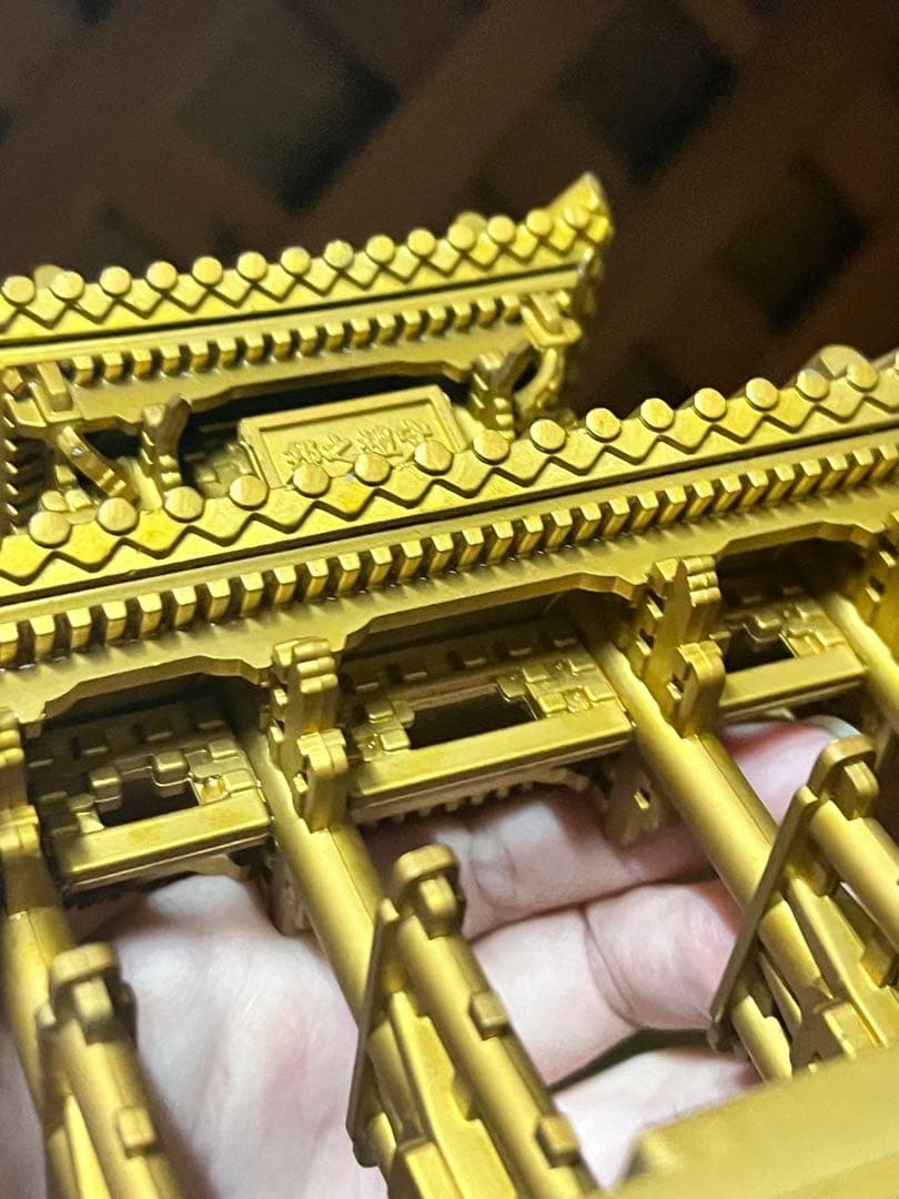 守礼の門　沖縄　金属　置物　【匿名配送】