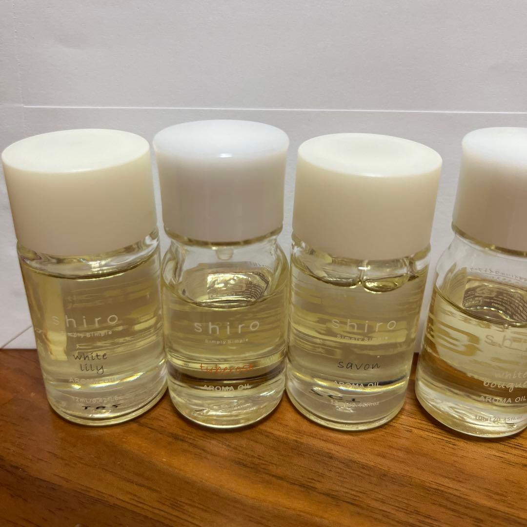 shiro アロマオイル7種＋無印良品2本