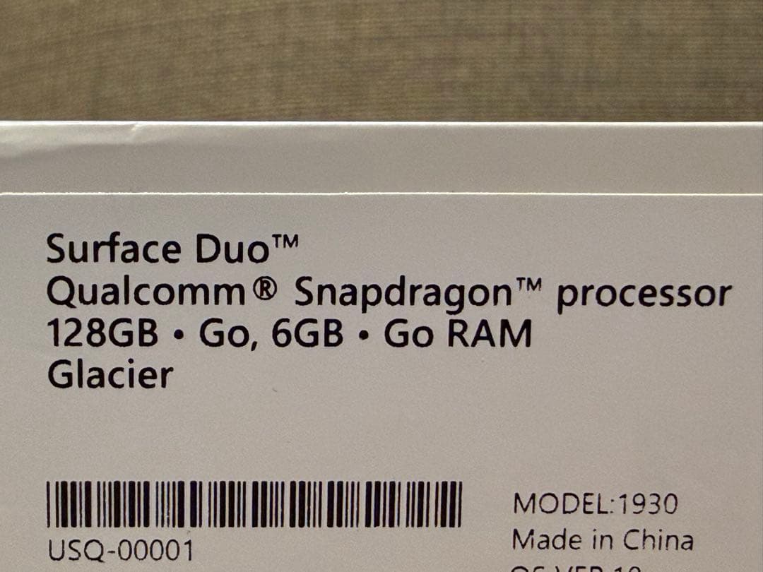 Surface Duo 初代 128GB SIMフリー