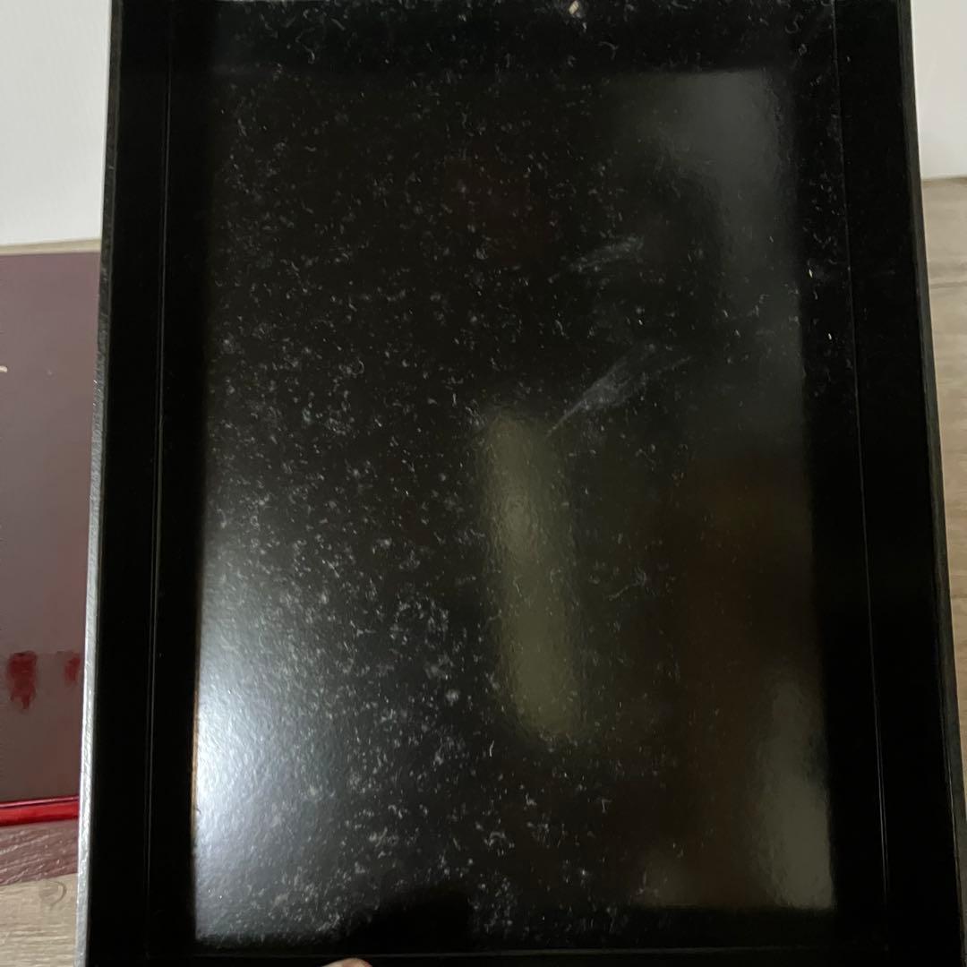 E-1 【仙台伝統工芸】玉虫塗 文庫箱 蒔絵 仙台総本舗 謹製 元箱付き