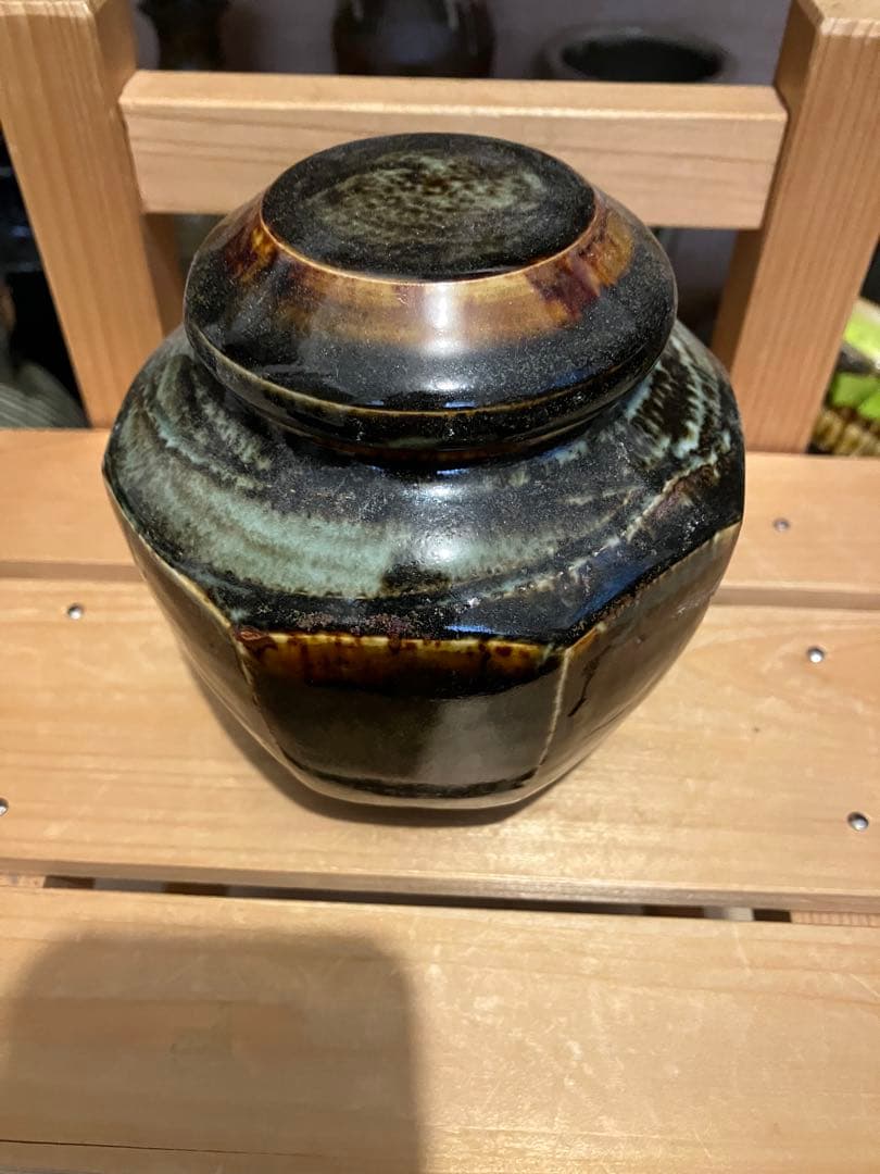 民藝作家の面取壺　民藝　作家物ふ