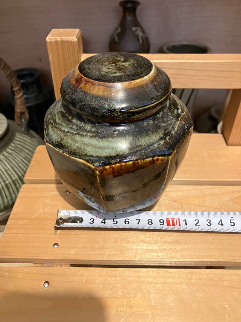 民藝作家の面取壺　民藝　作家物ふ