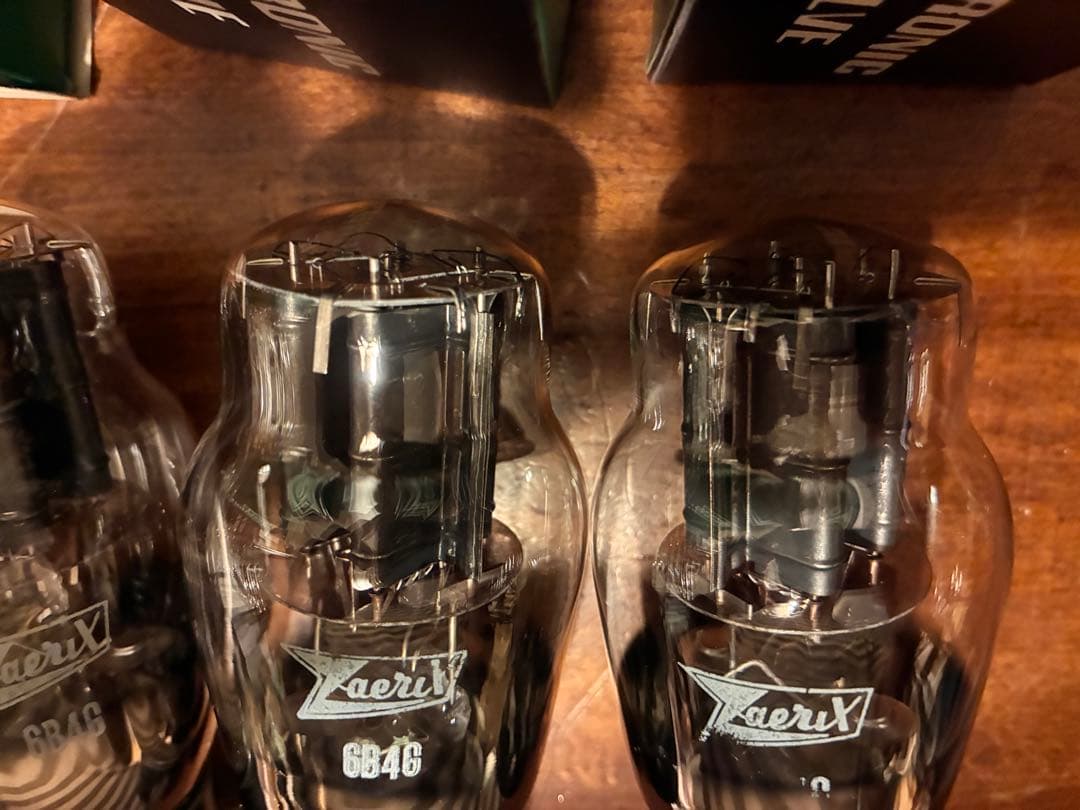 Zaerix 6B4G 真空管 ４本セット 使用時間短