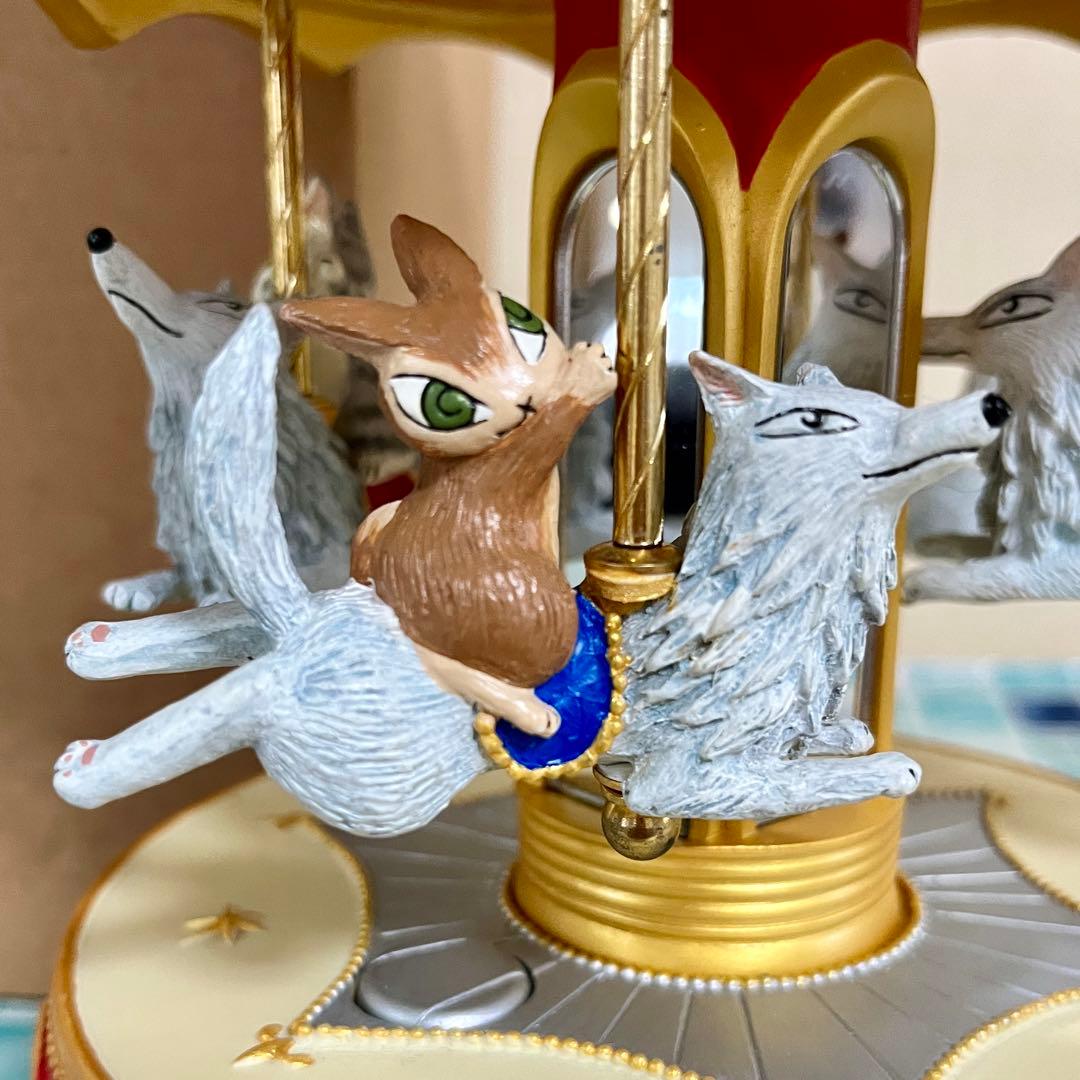 【同梱割引あり】わちふぃーるど メリーゴーランドオルゴール ダヤン 美品