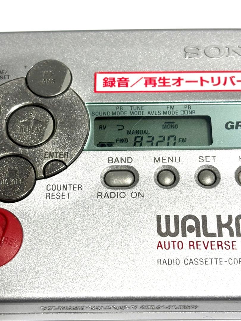 SONY ラジオ 録音機能付き カセットウォークマン 整備品 本体のみ