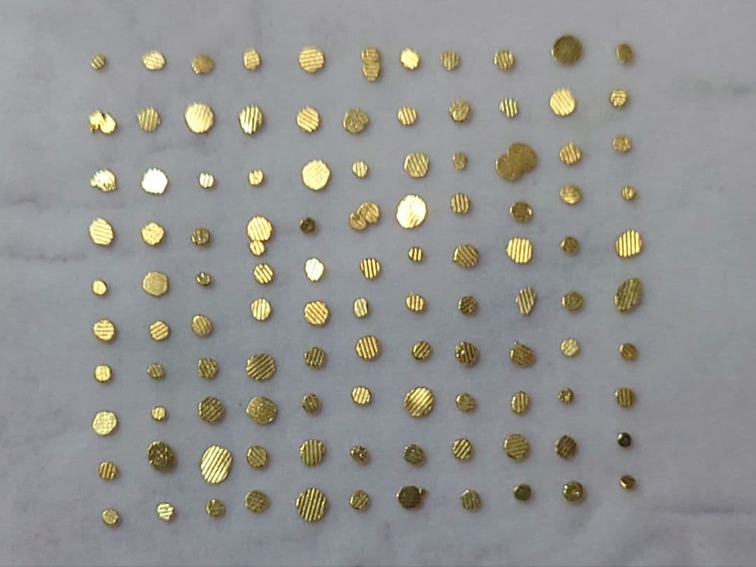 土肥金山 純金粒 砂金 110粒 F