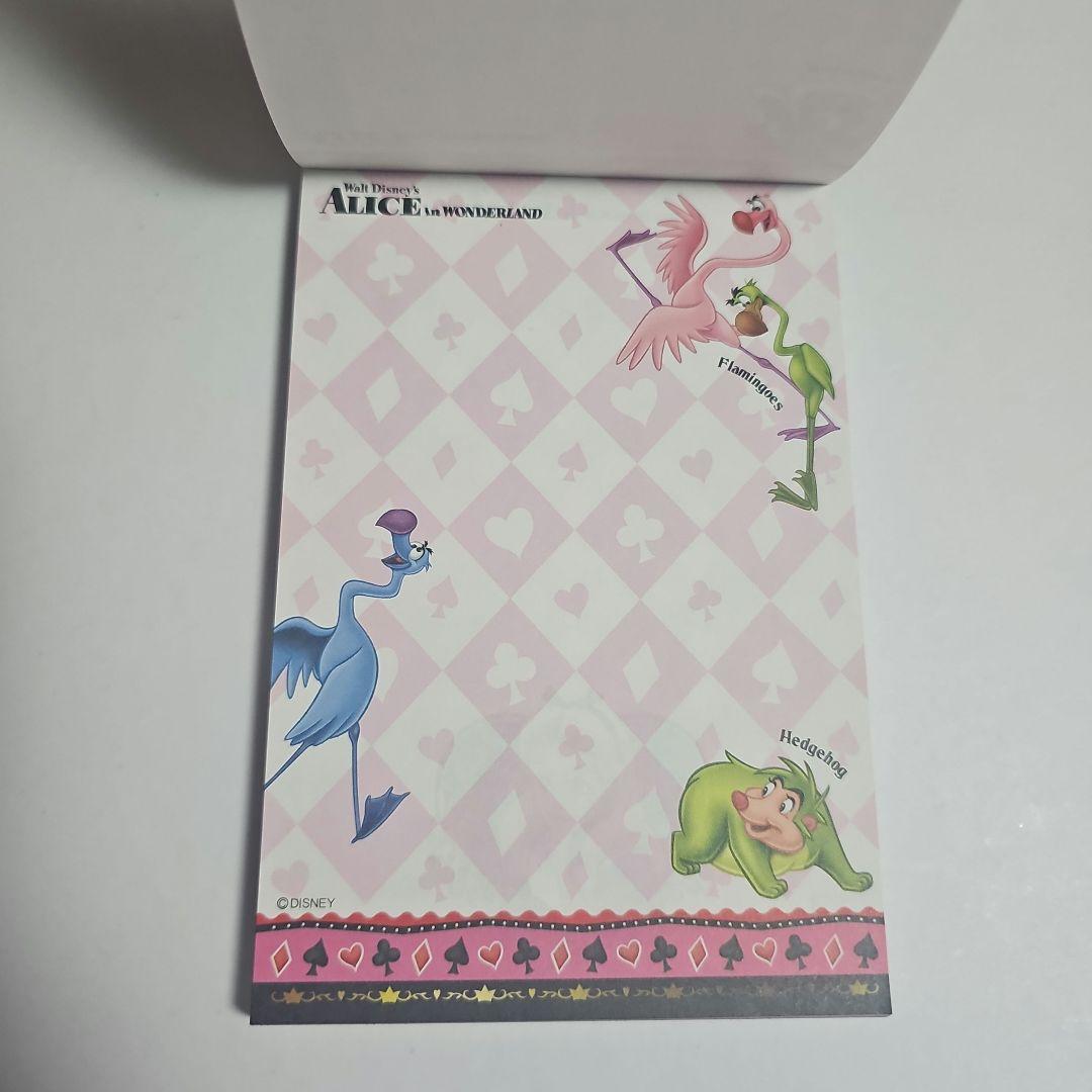 レア ディズニー 不思議の国のアリス ALICE メモ帳