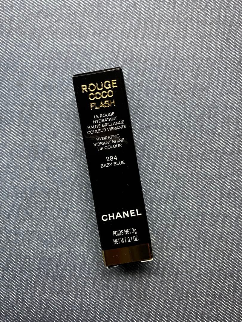 【新品未使用】CHANEL ルージュ ココフラッシュ 284 - ベイビーブルー