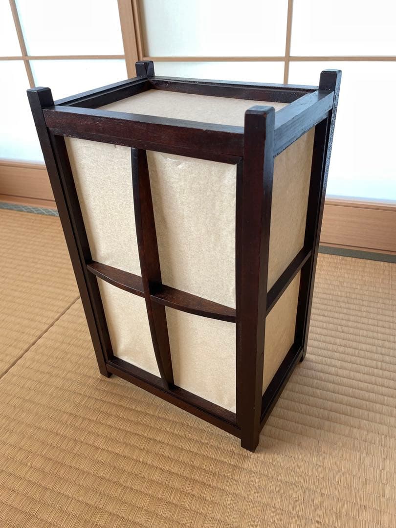 松本民芸家具　和風 木製 ランプシェード 行燈 照明 壁掛け