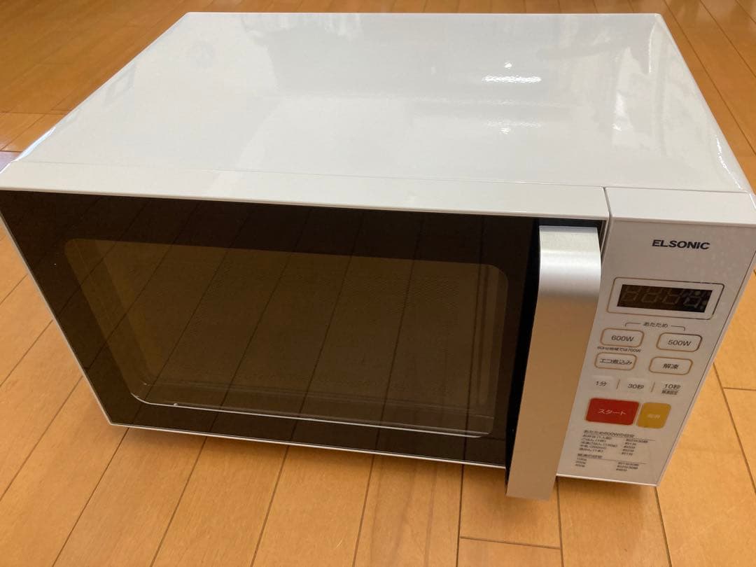 【美品】ELSONIC 電子レンジ 20L 2022年製