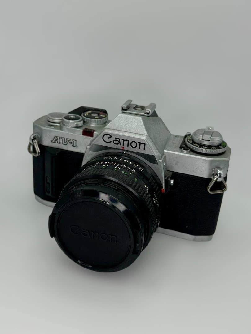 【希少/現状品】Canon AV-1 シルバー 50mm 1:1.8 レンズ付き