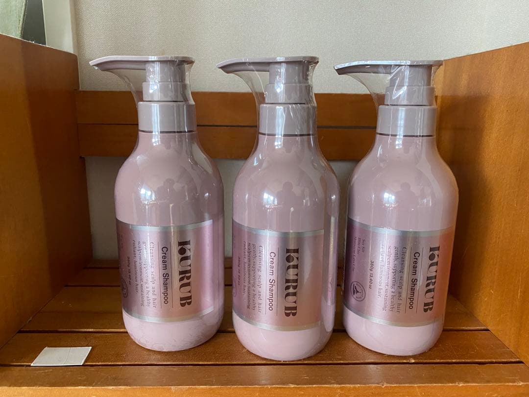 KURUB クリームシャンプー 380ml 3本