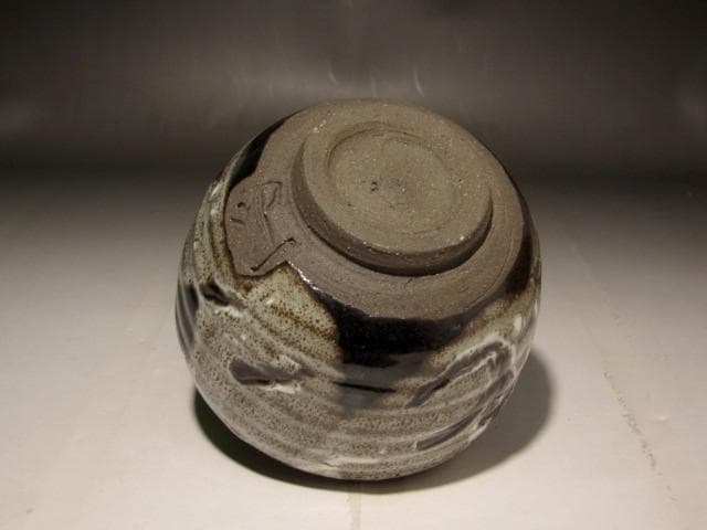 人間国宝　清水卯一　蓬菜花　茶碗　見事な作品　r566