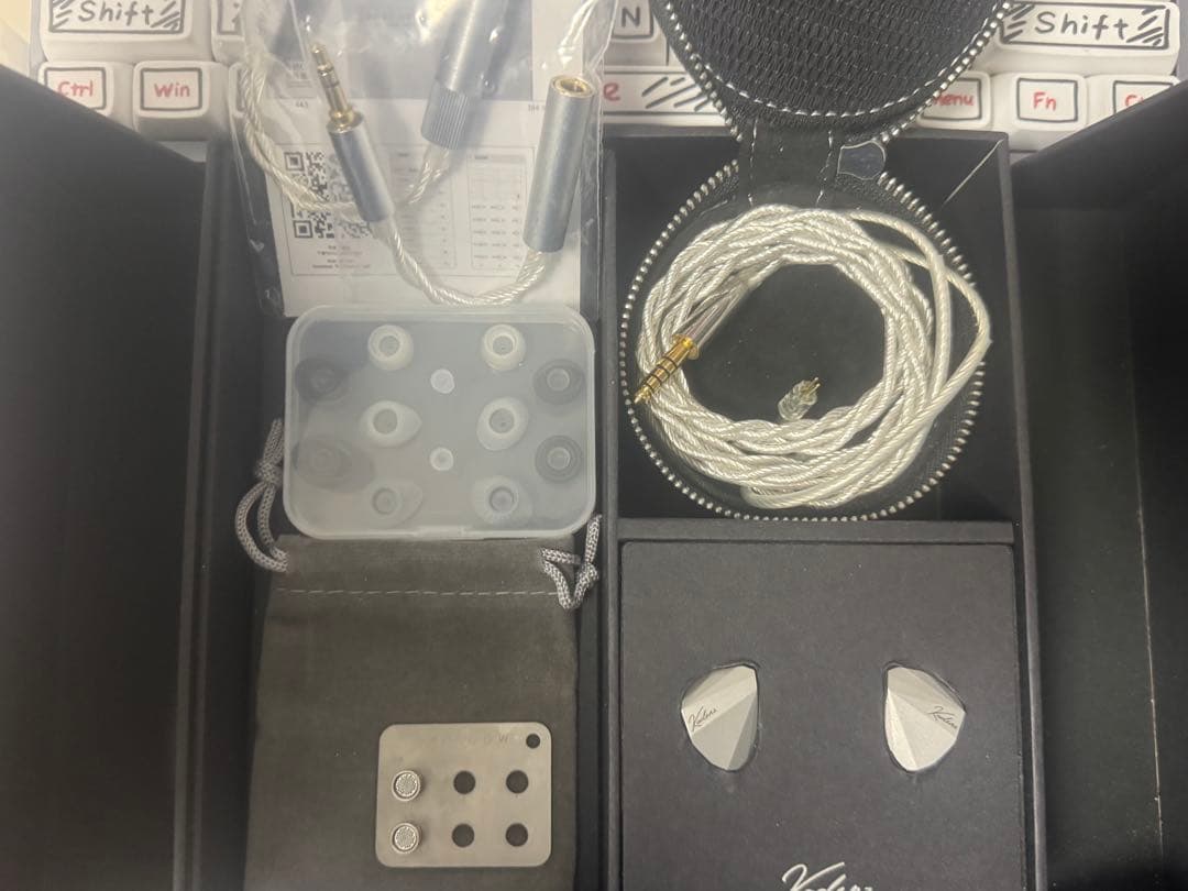 水月雨 Kadenz 有線イヤホン 本体と付属品 MOONDROP