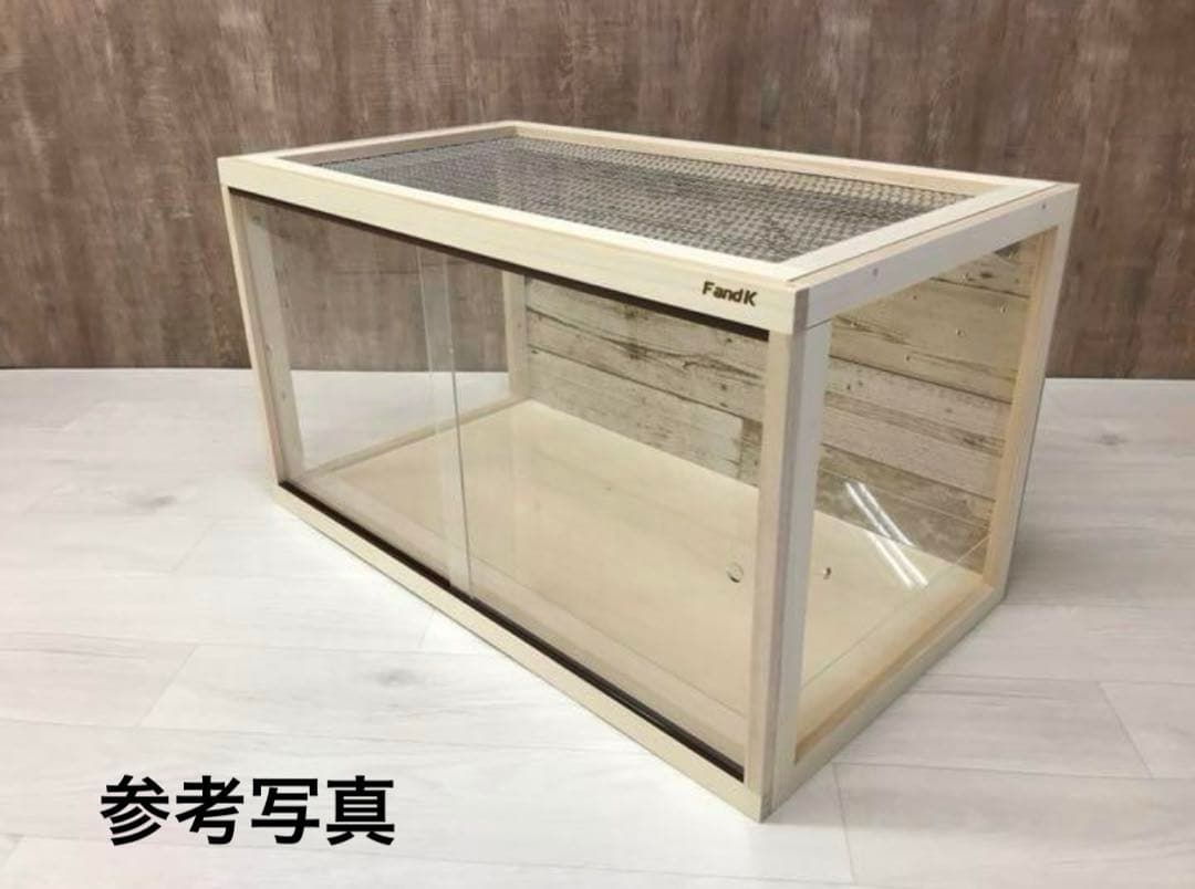 ★未使用品★ 【ＦandＫ】小動物ケージ 木製 ハリネズミ仕様 回し車ホイール付