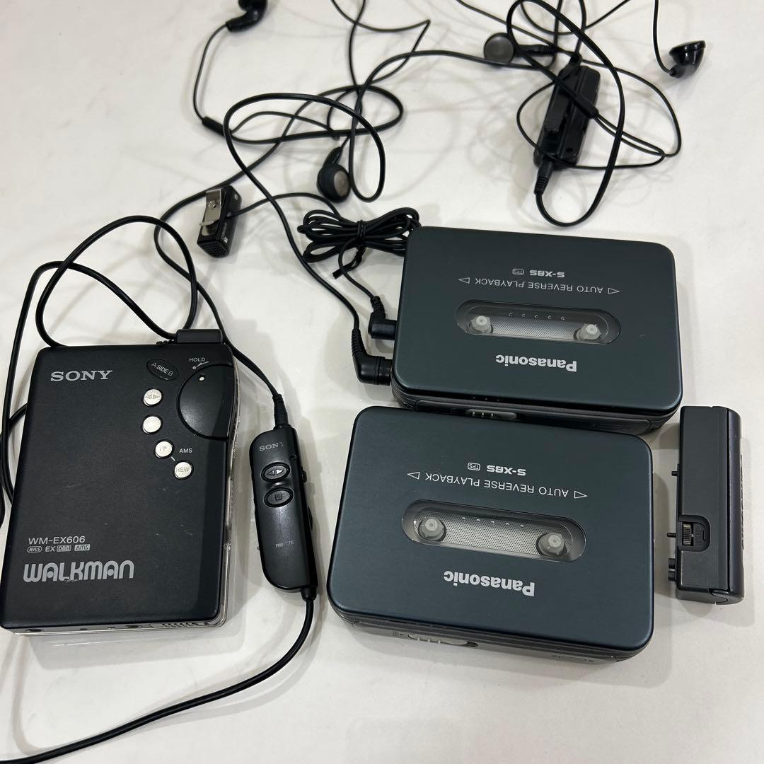 Panasonic RQ-SX65F SONYウォークマン　WM-EX606