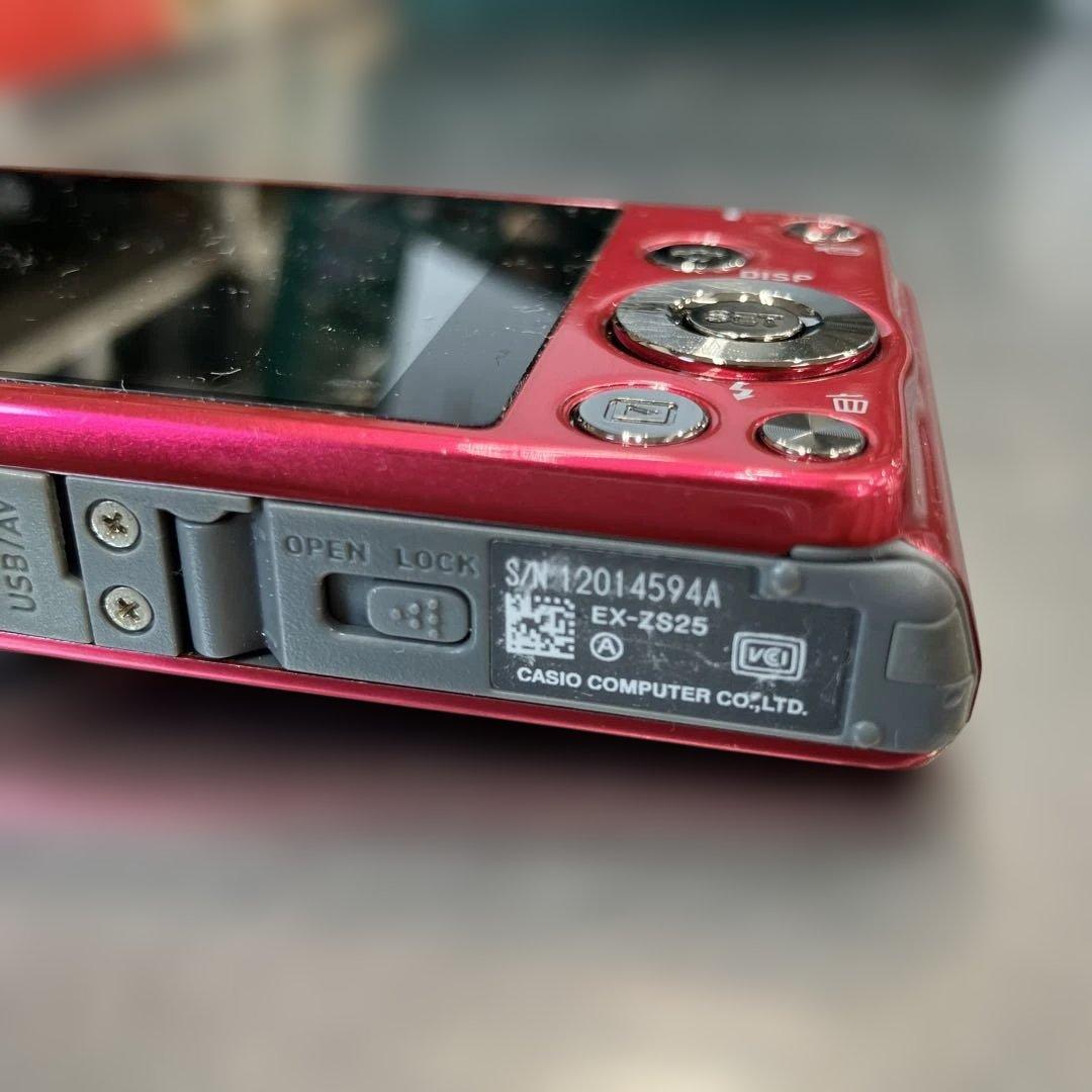 ジャンク扱い CASIO カシオ EXILIM EX-ZS25 デジカメ