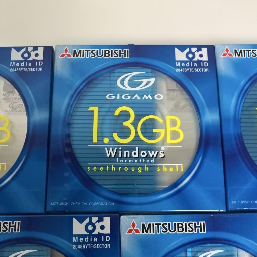 新品　MITSUBISHI GIGAMO 1.3GB MOディスク 5枚セット