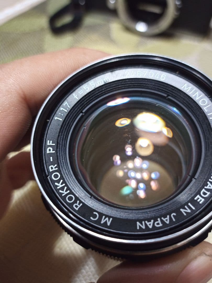 作例付 MINOLTA SR-1s ROKKOR-PF 55㎜ 1.7