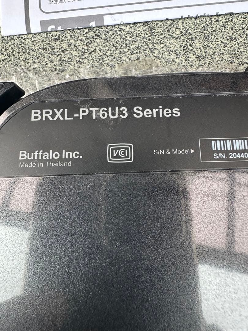 BUFFALO BRXL-PT6U3 外付けブルーレイディスクドライブ