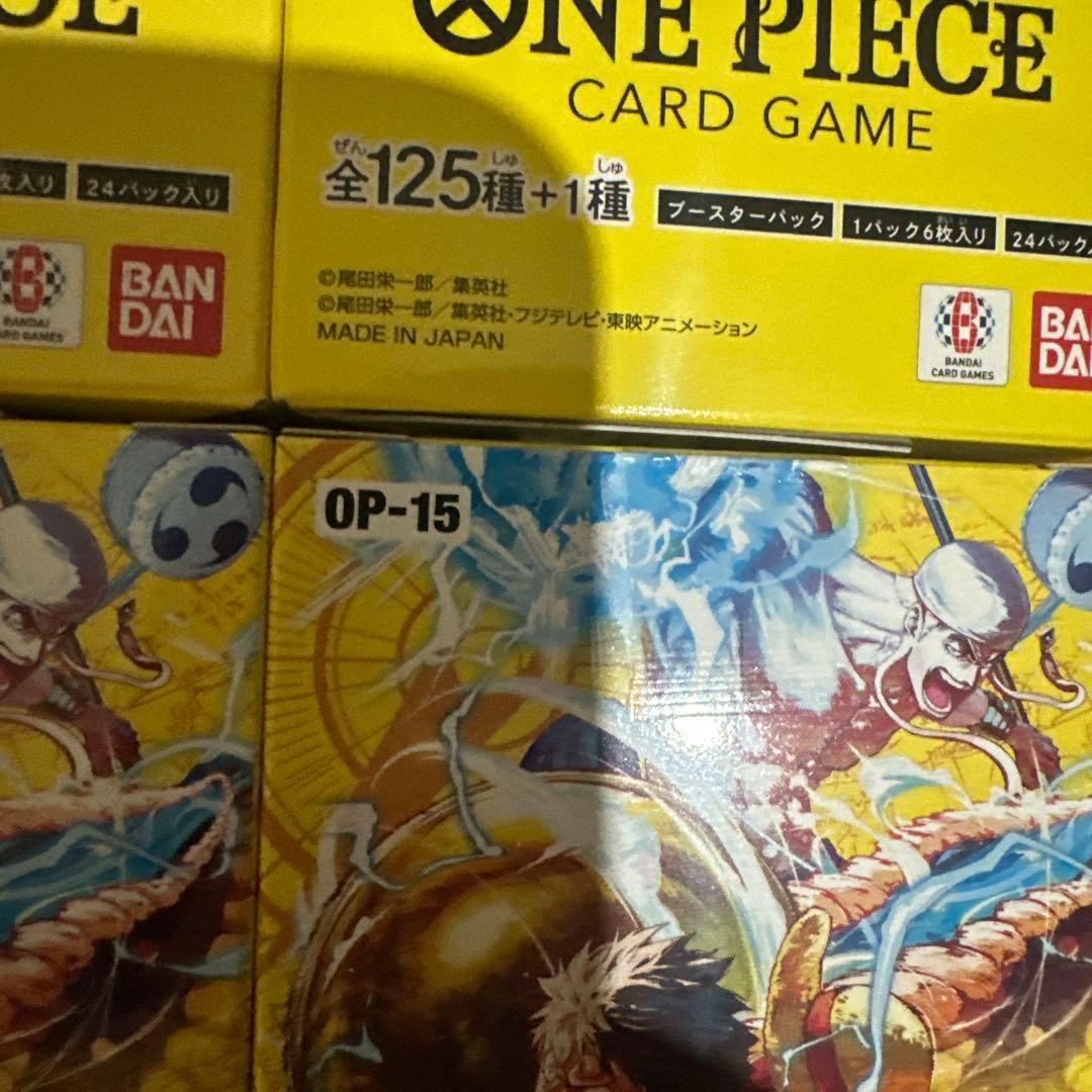 神の島の冒険 ONE PIECE CARD GAME OP-15 6個セット